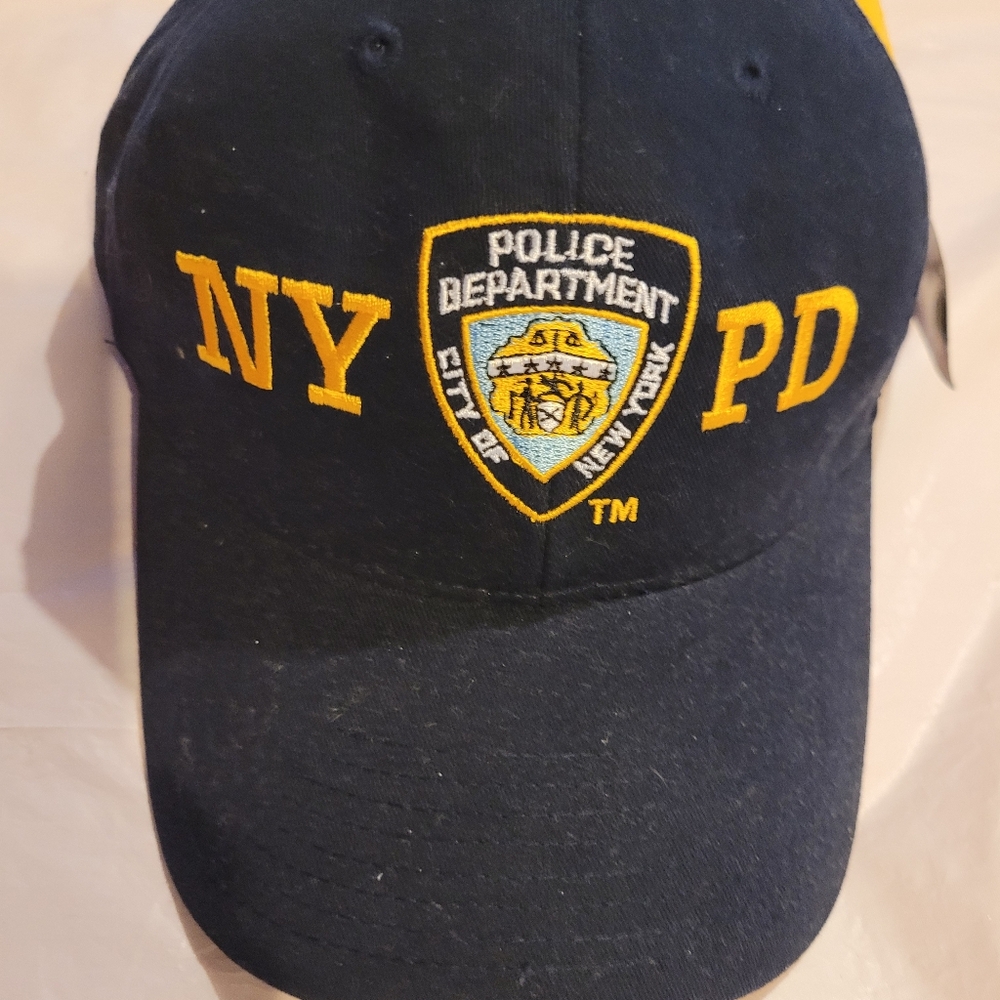 NY PD blue Cap with adjustable strap